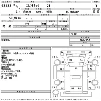 Isuzu ELF лот № 63533 оценка 3  с аукциона в Японии 2