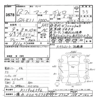 Nissan MARCH лот № 3578 оценка 3.5  с аукциона в Японии 9