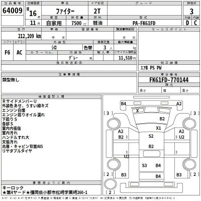 Mitsubishi FUSO FIGHTER  с аукциона в Японии
