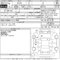 Nissan KICKS лот № 30111 оценка RA  с аукциона в Японии 11
