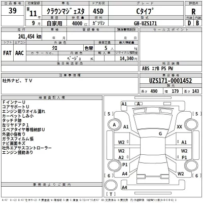 Toyota CROWN  с аукциона в Японии