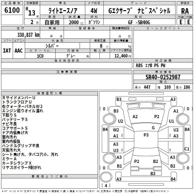 Toyota LITE ACE NOAH  с аукциона в Японии