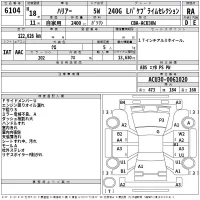 Toyota HARRIER лот № 6104 оценка RA  с аукциона в Японии 2