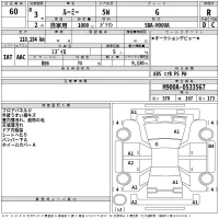 Toyota ROOMY лот № 60 оценка R  с аукциона в Японии 2