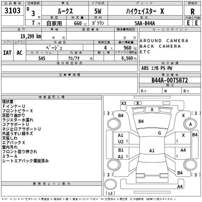 Nissan ROOX  с аукциона в Японии