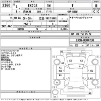 Mitsubishi EK X лот № 3160 оценка R  с аукциона в Японии 2