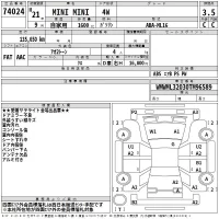 BMW MINI лот № 74024 оценка 3.5  с аукциона в Японии 2