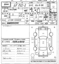 Toyota REGIUS ACE COMMUTER лот № 6044 оценка R  с аукциона в Японии 7