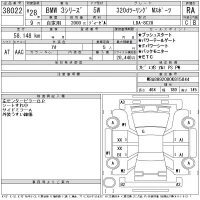 BMW 3-Series лот № 38022 оценка RA  с аукциона в Японии 11