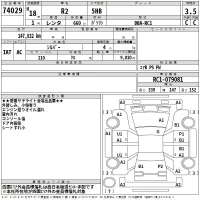 Subaru R2 лот № 74029 оценка 3.5  с аукциона в Японии 2