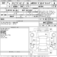 Honda STEP WAGON лот № 507 оценка R  с аукциона в Японии 2