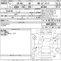 Mazda CX-60 лот № 30055 оценка 4.5  с аукциона в Японии 2