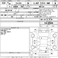 Subaru FORESTER лот № 519 оценка R  с аукциона в Японии 2