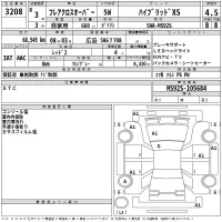 Mazda FLAIR лот № 3208 оценка 4.5  с аукциона в Японии 2