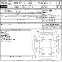 BMW 3-Series лот № 38046 оценка 4  с аукциона в Японии 11