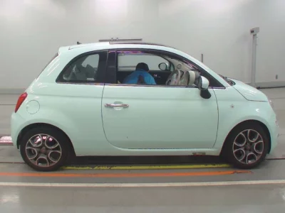 Fiat 500  с аукциона в Японии