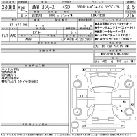 BMW 3-Series лот № 38068 оценка 3.5  с аукциона в Японии 11