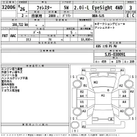Subaru FORESTER лот № 32006 оценка 3  с аукциона в Японии 2