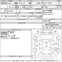 BMW 2-Series лот № 38088 оценка 3  с аукциона в Японии 11