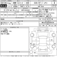 BMW 5-Series лот № 38126 оценка 4  с аукциона в Японии 11