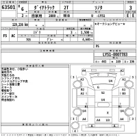 Toyota DYNA лот № 63501 оценка 3  с аукциона в Японии 2