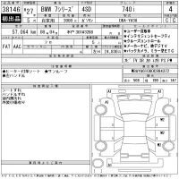 BMW 7-Series лот № 38146 оценка 4  с аукциона в Японии 11