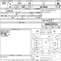 Toyota HARRIER лот № 319 оценка RA  с аукциона в Японии 2