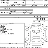 Subaru LUCRA лот № 4074 оценка 3  с аукциона в Японии 2