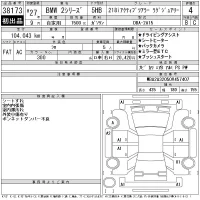 BMW 2-Series лот № 38173 оценка 4  с аукциона в Японии 11