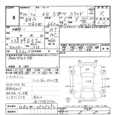 Mitsubishi EK SPORTS  с аукциона в Японии
