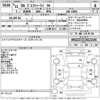 Volkswagen GOLF TOURAN лот № 5030 оценка R  с аукциона в Японии 2