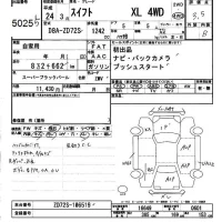 Suzuki SWIFT лот № 5025 оценка 3.5  с аукциона в Японии 6