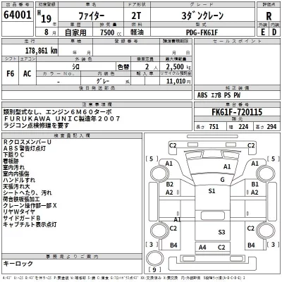Mitsubishi FUSO FIGHTER  с аукциона в Японии