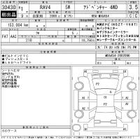 Toyota RAV4 лот № 30430 оценка 3.5  с аукциона в Японии 11