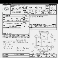 Suzuki SWIFT лот № 17007 оценка R  с аукциона в Японии 6