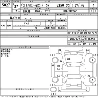 Mercedes-Benz E CLASS WAGON лот № 5027 оценка 4  с аукциона в Японии 2