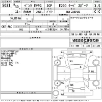 Mercedes-Benz E CLASS лот № 5031 оценка 3.5  с аукциона в Японии 2