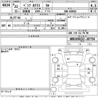 Mercedes-Benz A CLASS лот № 4034 оценка 4.5  с аукциона в Японии 2