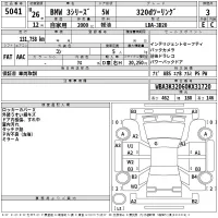 BMW 3-Series лот № 5041 оценка 3  с аукциона в Японии 2