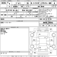 Suzuki JIMNY лот № 3836 оценка 4  с аукциона в Японии 2