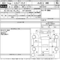 Mitsubishi MINICAB TRUCK лот № 493 оценка RA  с аукциона в Японии 11