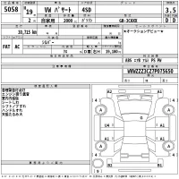 Volkswagen PASSAT лот № 5058 оценка 3.5  с аукциона в Японии 2