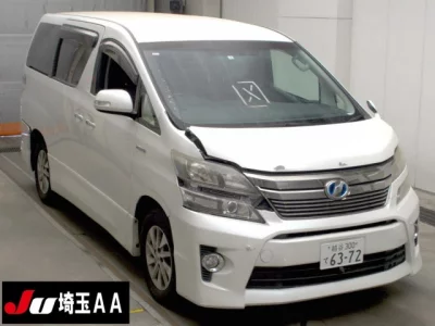 Toyota VELLFIRE  с аукциона в Японии