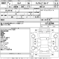 Nissan SERENA лот № 4807 оценка 3.5  с аукциона в Японии 2