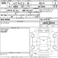 Daihatsu MOVE CANBUS лот № 3006 оценка 5  с аукциона в Японии 2