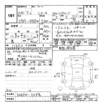 Mazda CX-5 лот № 191 оценка R  с аукциона в Японии 3