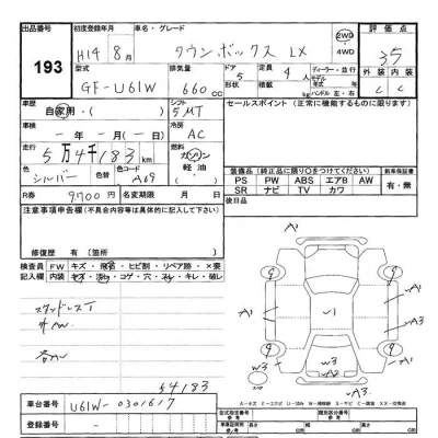Mitsubishi TOWNBOX  с аукциона в Японии