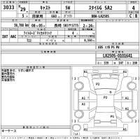 Daihatsu Cast лот № 3033 оценка 4  с аукциона в Японии 2