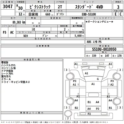 Toyota PIXIS TRUCK  с аукциона в Японии