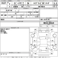 Suzuki SPACIA GEAR лот № 3127 оценка 3.5  с аукциона в Японии 2